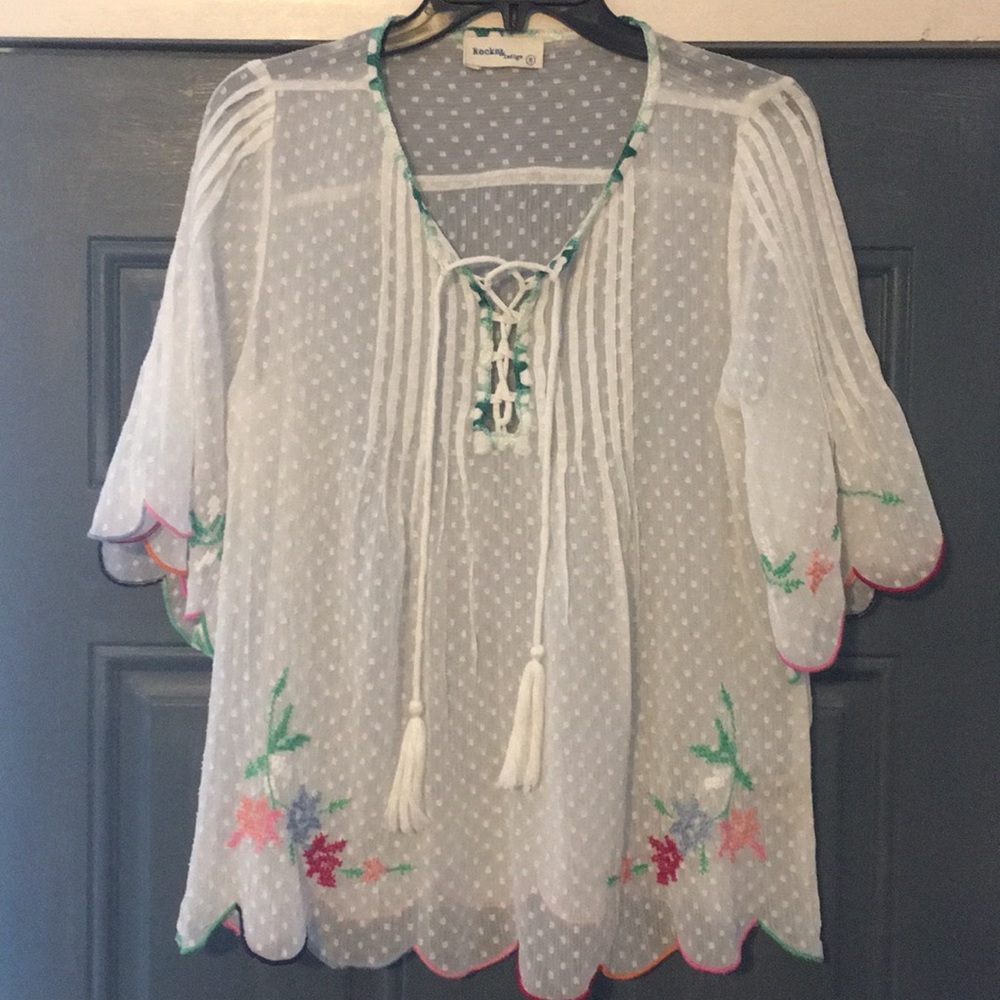 3/4 sleeve blouse